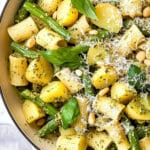 Pesto Pasta with Potatoes and Green Beans Recipe