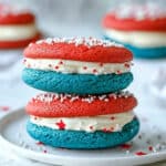Red, White and Blue Whoopie Pies Recipe