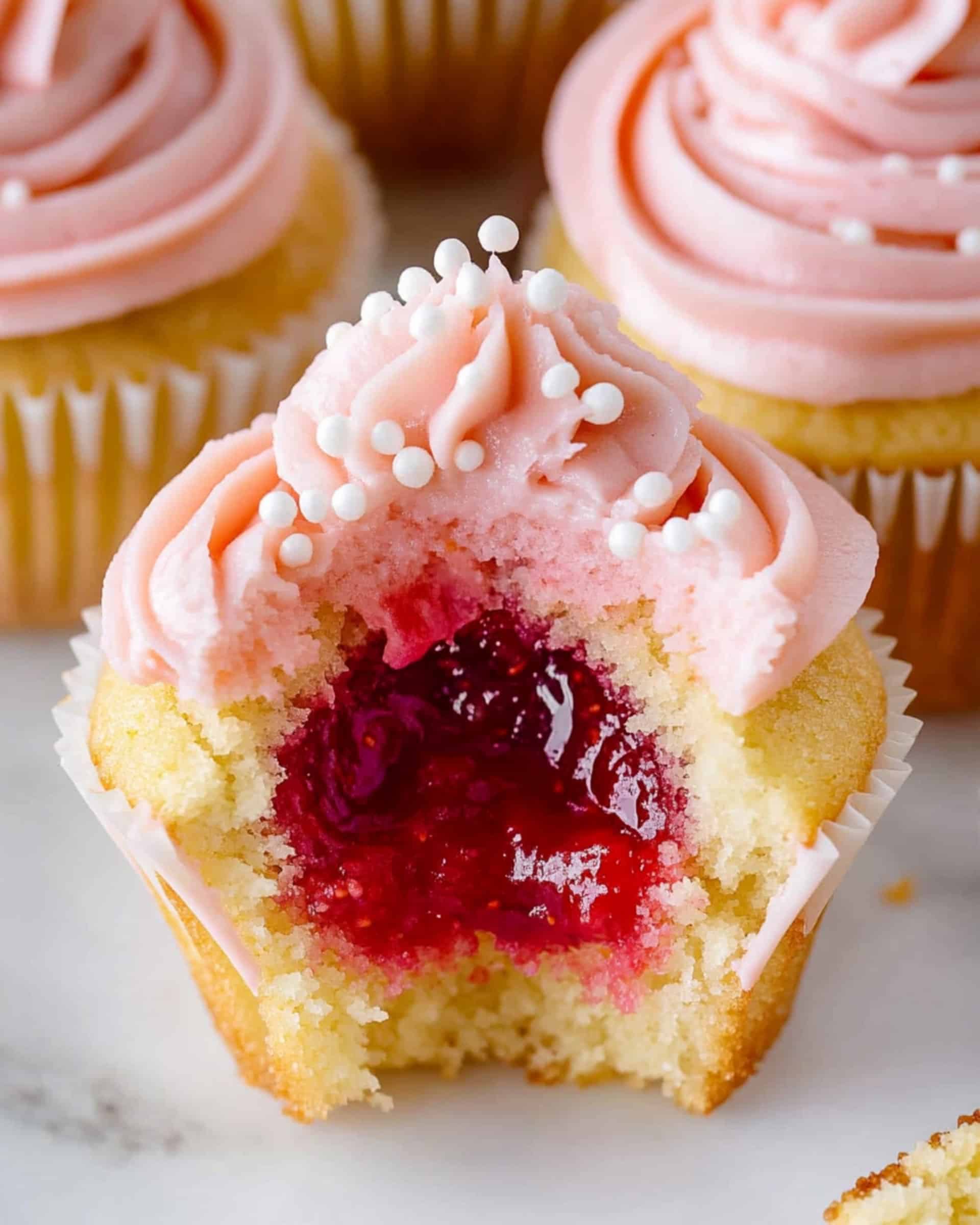 Rhubarb Honey Cupcakes Recipe