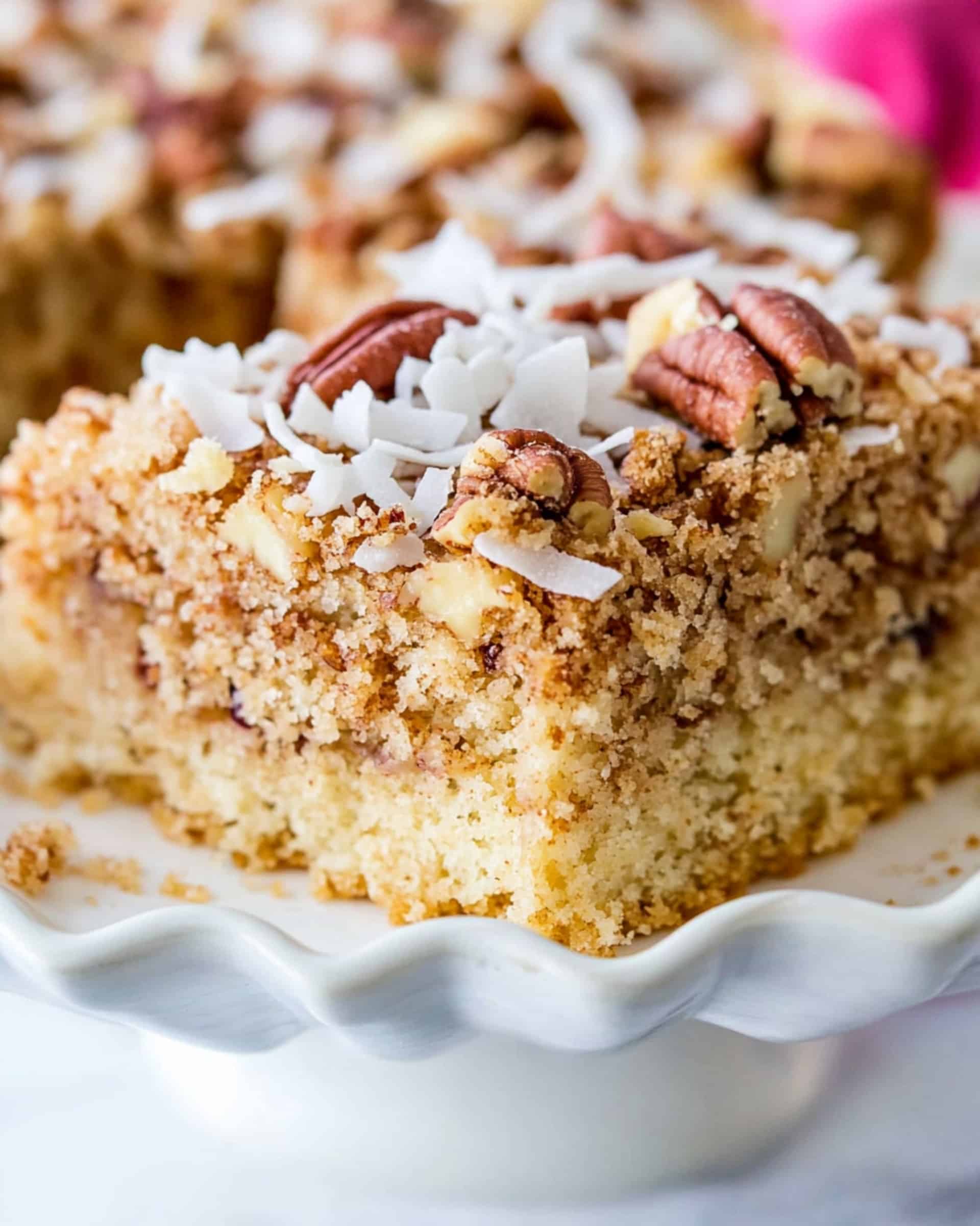 Rhubarb Streusel Coffee Cake Recipe
