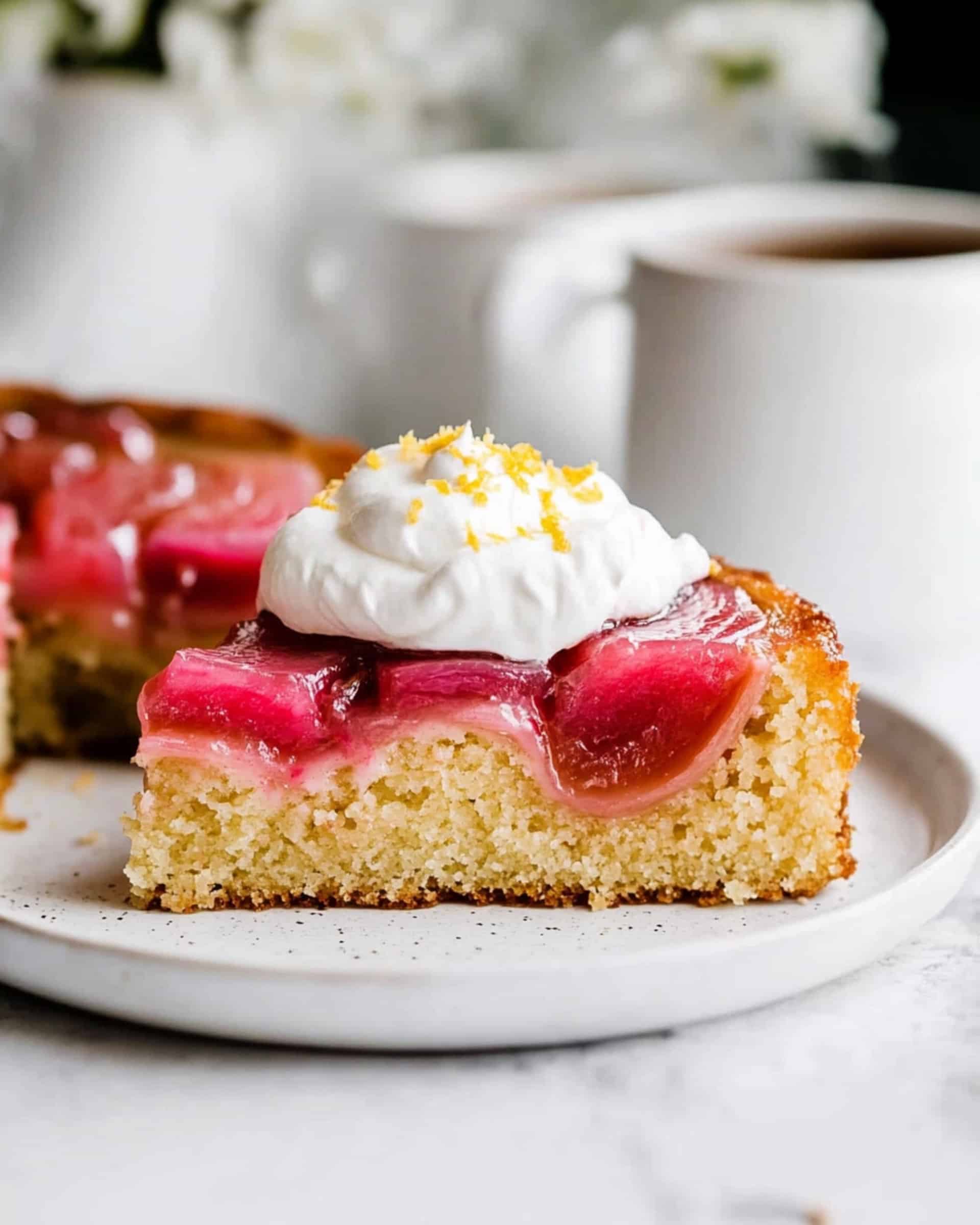 Rhubarb Upside Down Cake Recipe