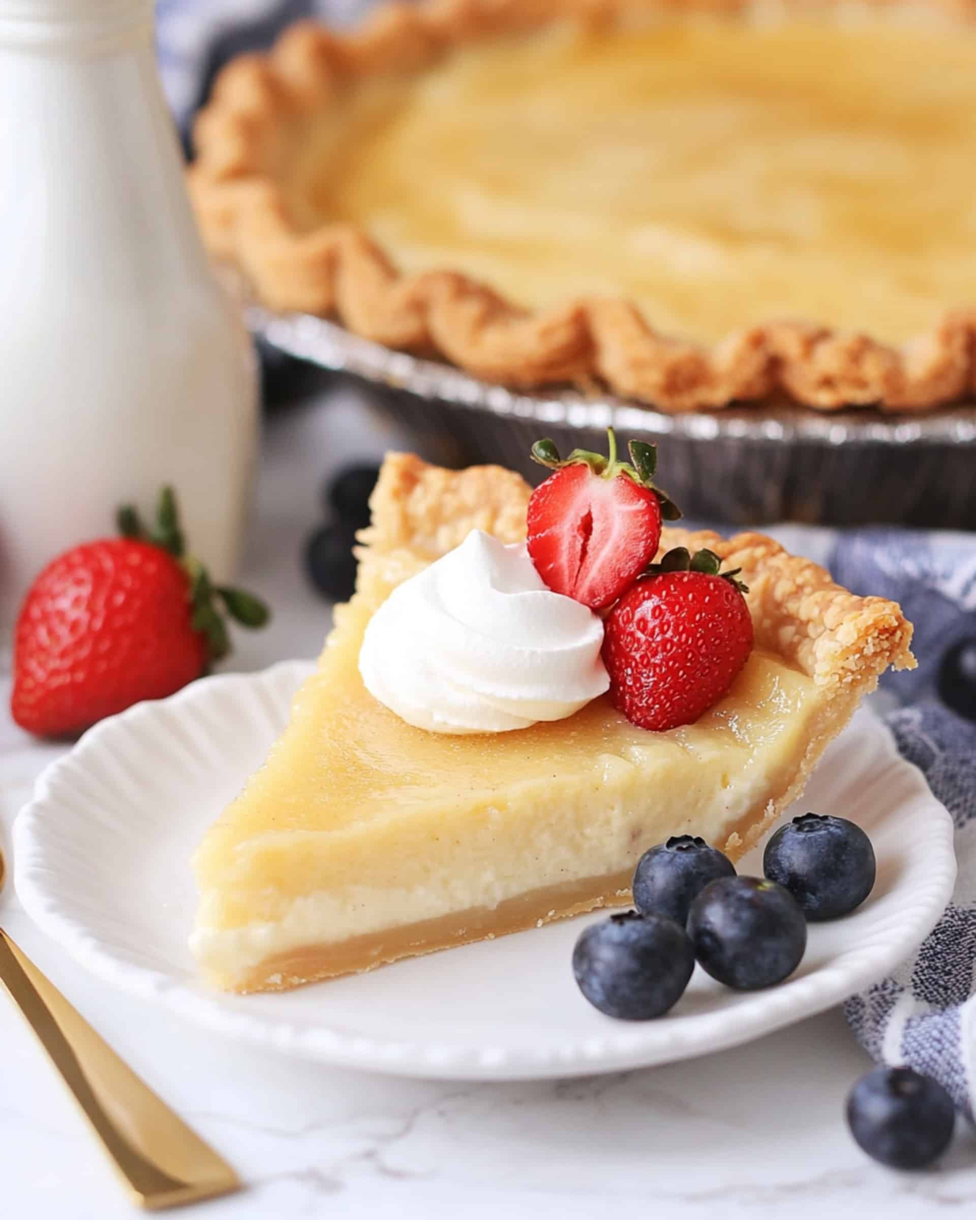 Rich & Creamy Buttermilk Pie Recipe