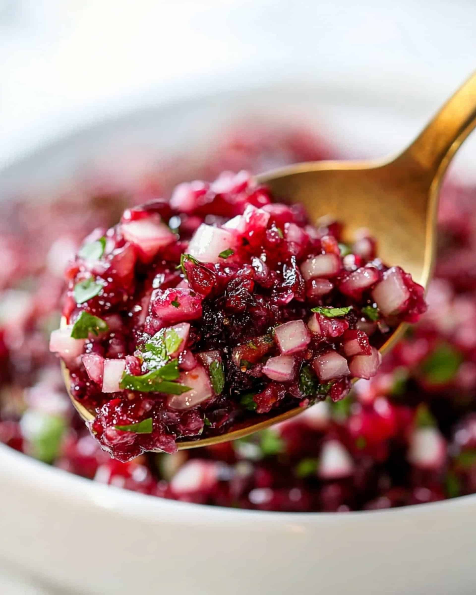 Spicy Cranberry Salsa Recipe
