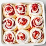 Strawberry Cheesecake Cinnamon Rolls Recipe