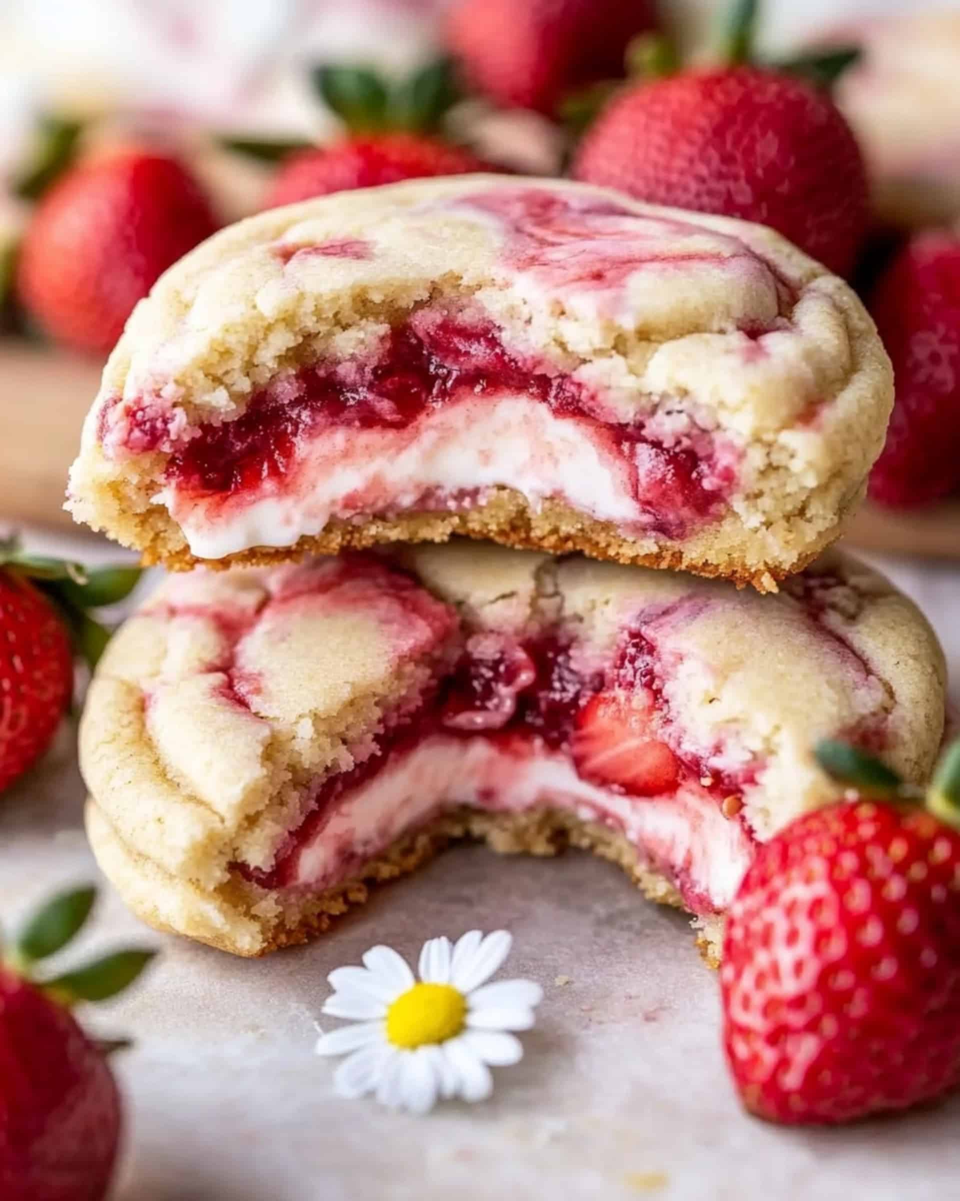 Strawberry Cheesecake Cookies Recipe