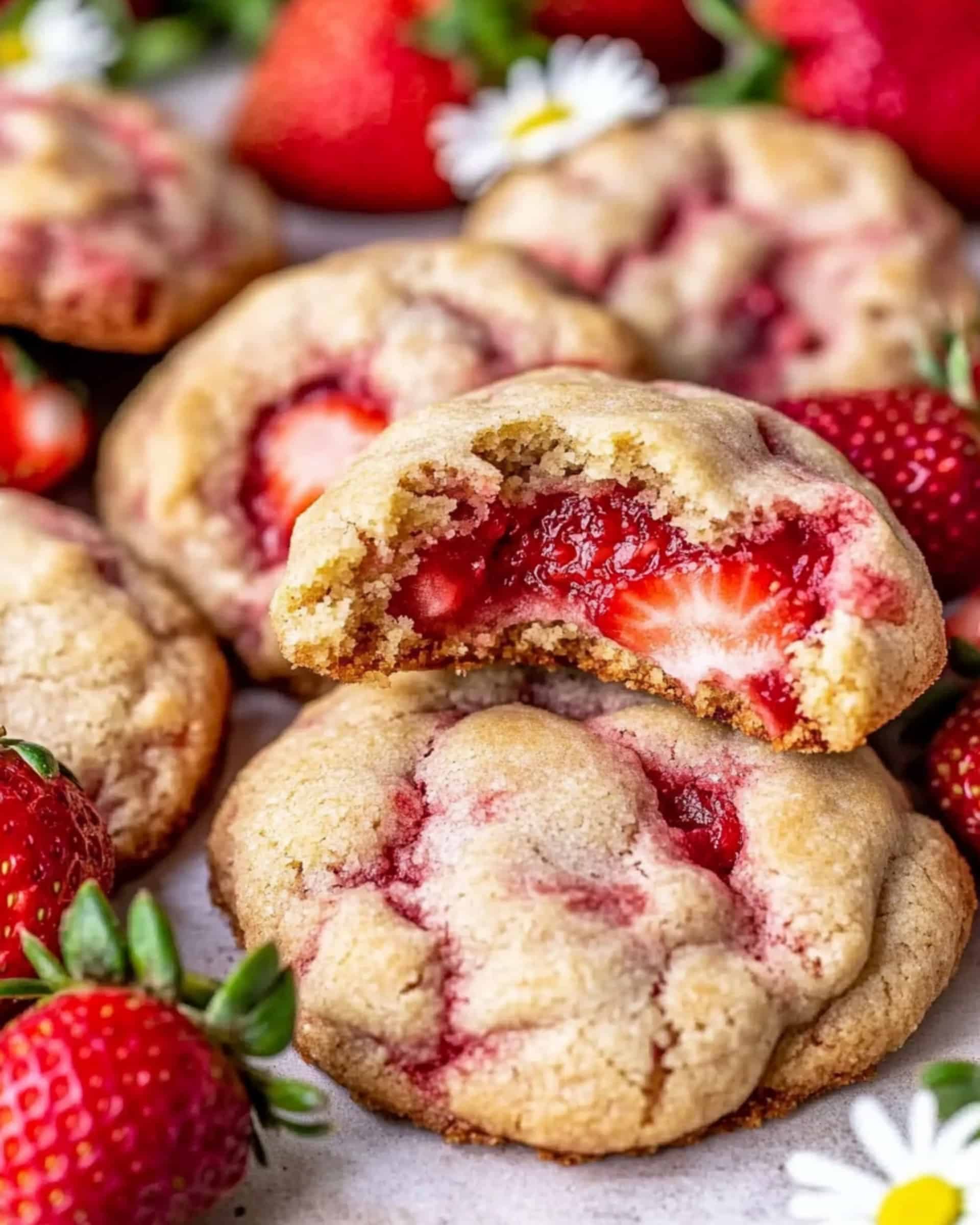 Strawberry Cheesecake Cookies Recipe