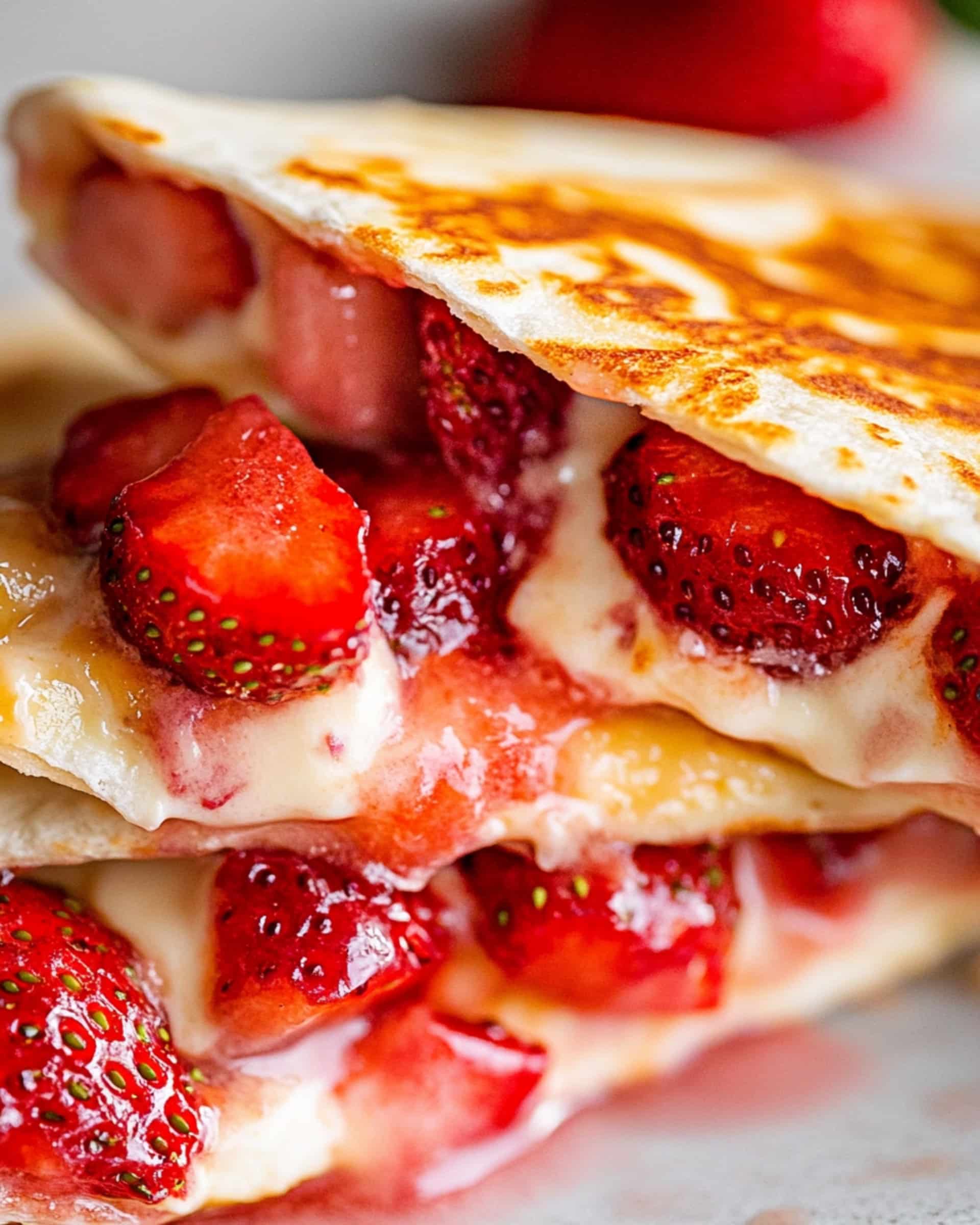 Strawberry Cheesecake Quesadilla Recipe