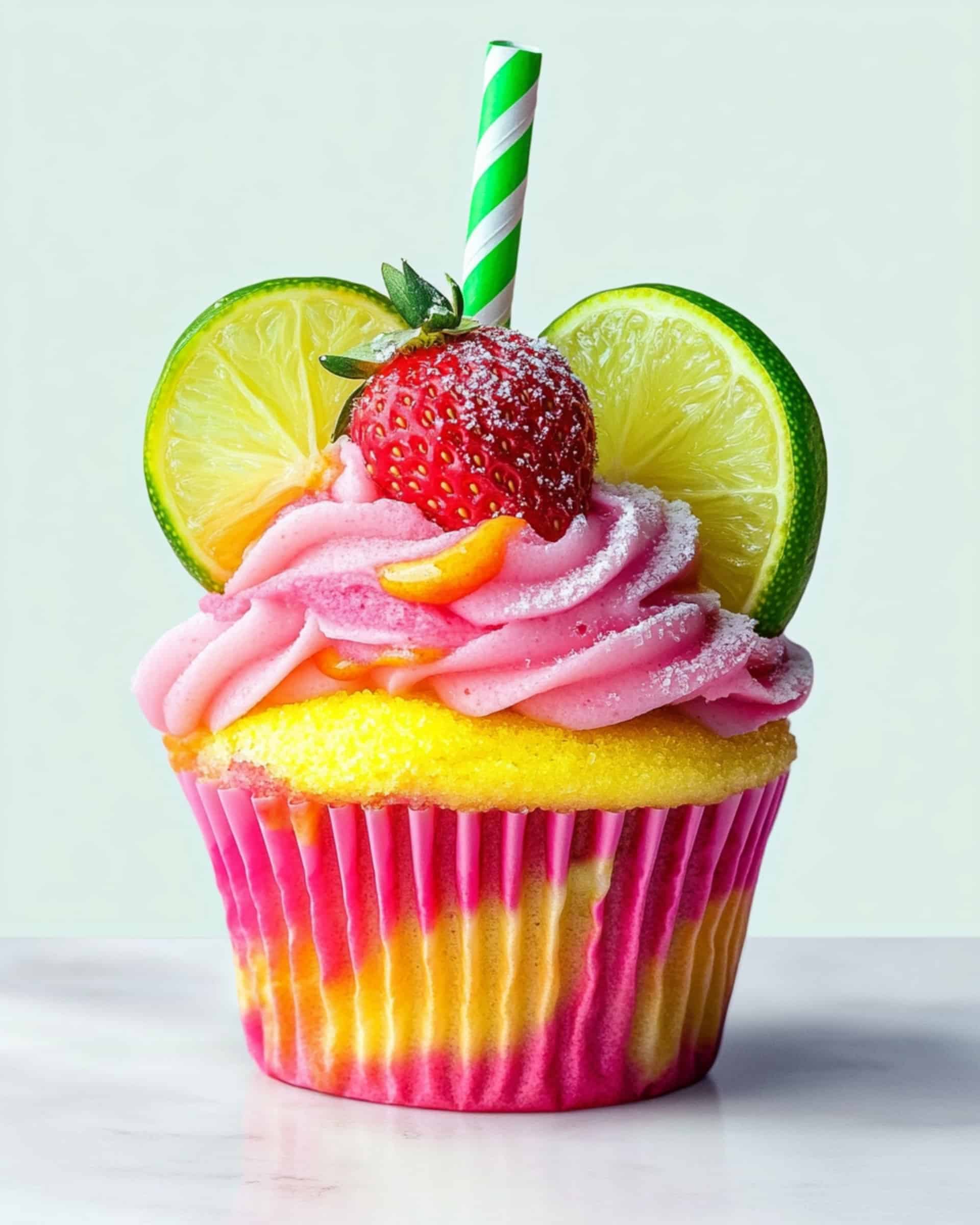 Strawberry Mango Margarita Cupcakes Recipe