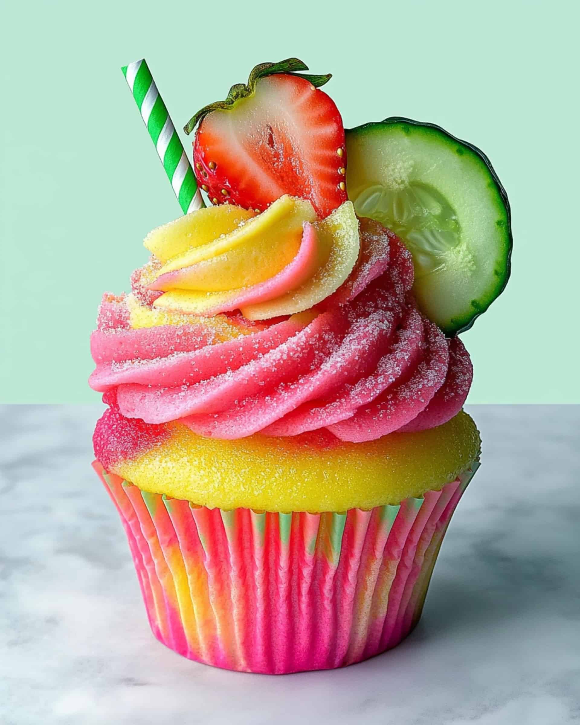 Strawberry Mango Margarita Cupcakes Recipe