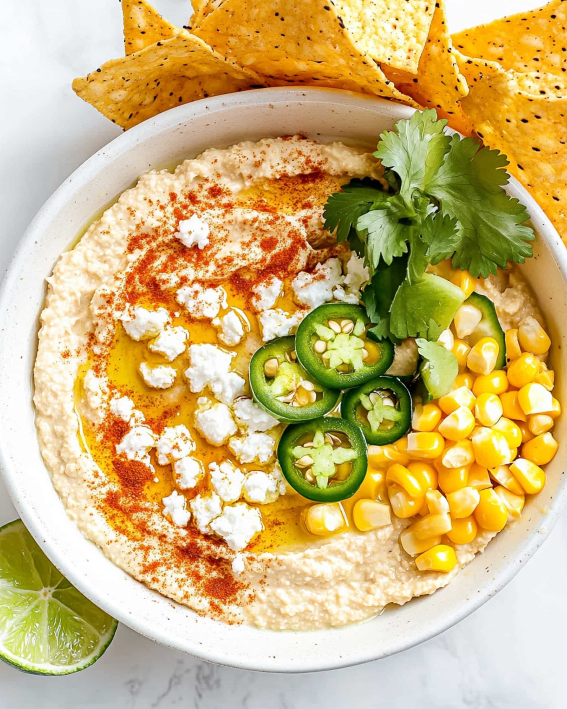 Street Corn Hummus Recipe