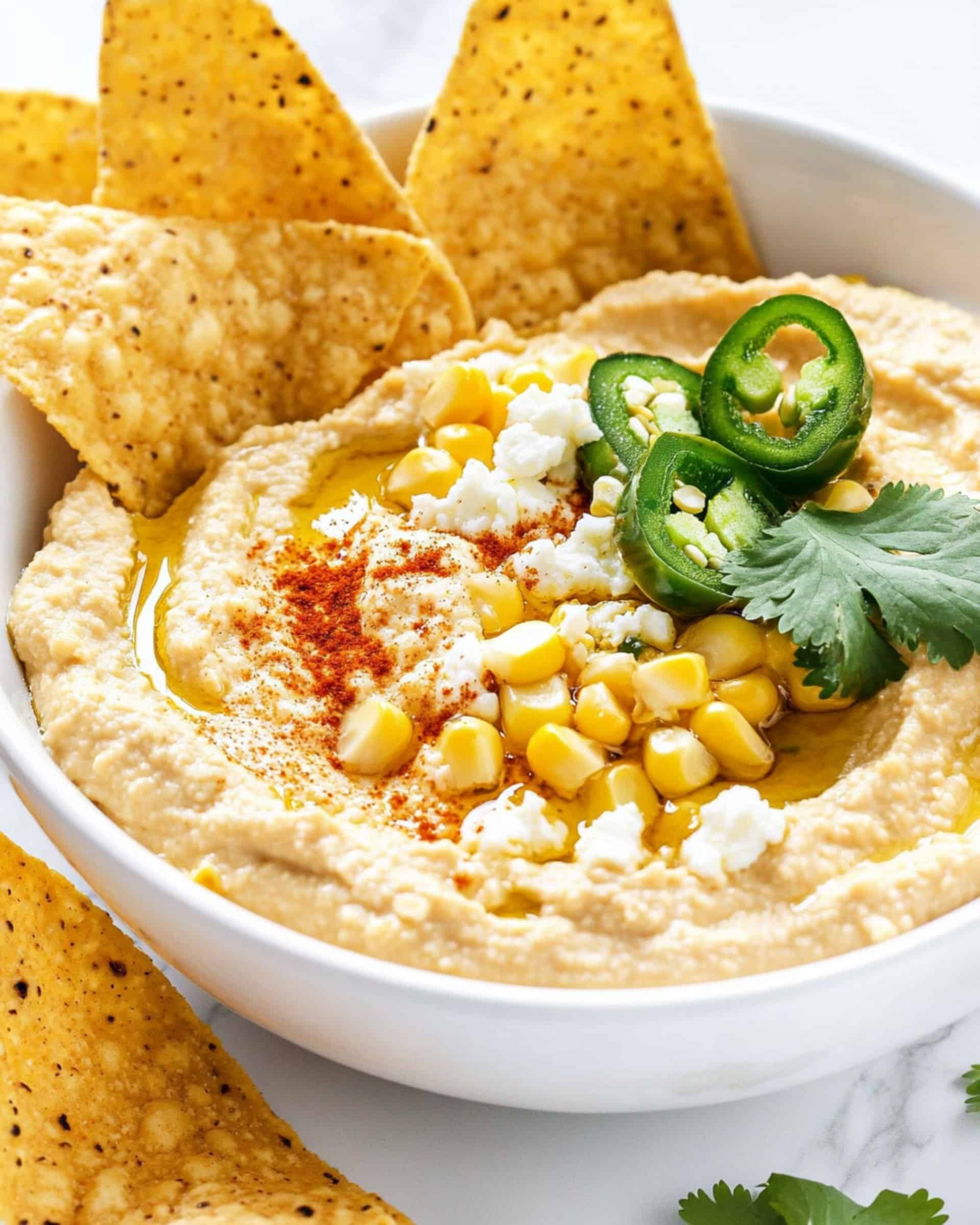 Street Corn Hummus Recipe