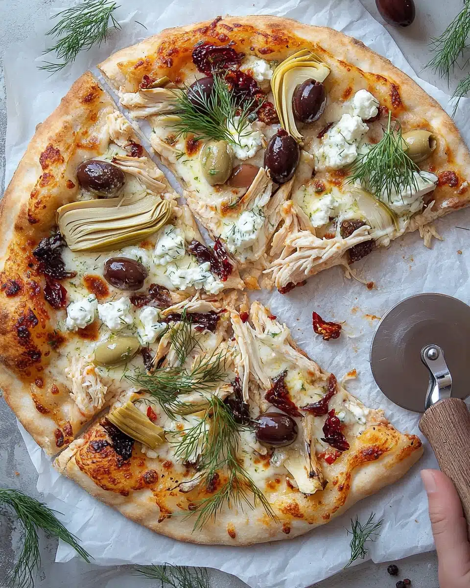 Chicken Tzatziki Pizza Recipe