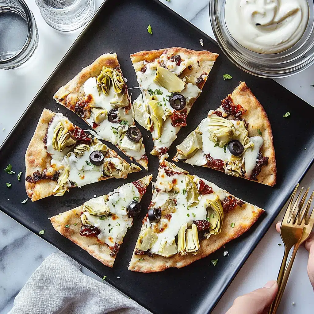 Chicken Tzatziki Pizza Recipe - Recipe Image