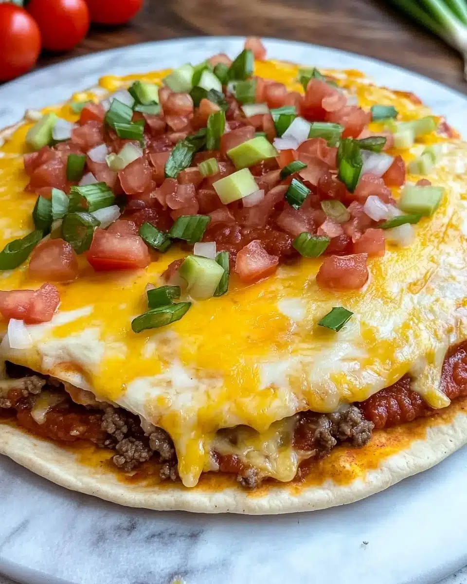 Easy Mexican Pizzas Recipe - Recipe Image