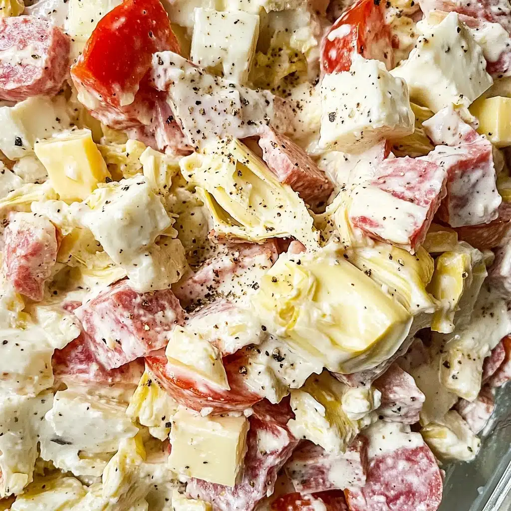 Italian Grinder Chicken Salad Recipe - Recipe Image