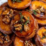 Walnut Maple Roasted Sweet Potatoes Recipe