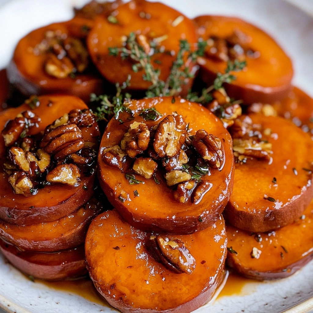 Walnut Maple Roasted Sweet Potatoes Recipe - Recipe Image