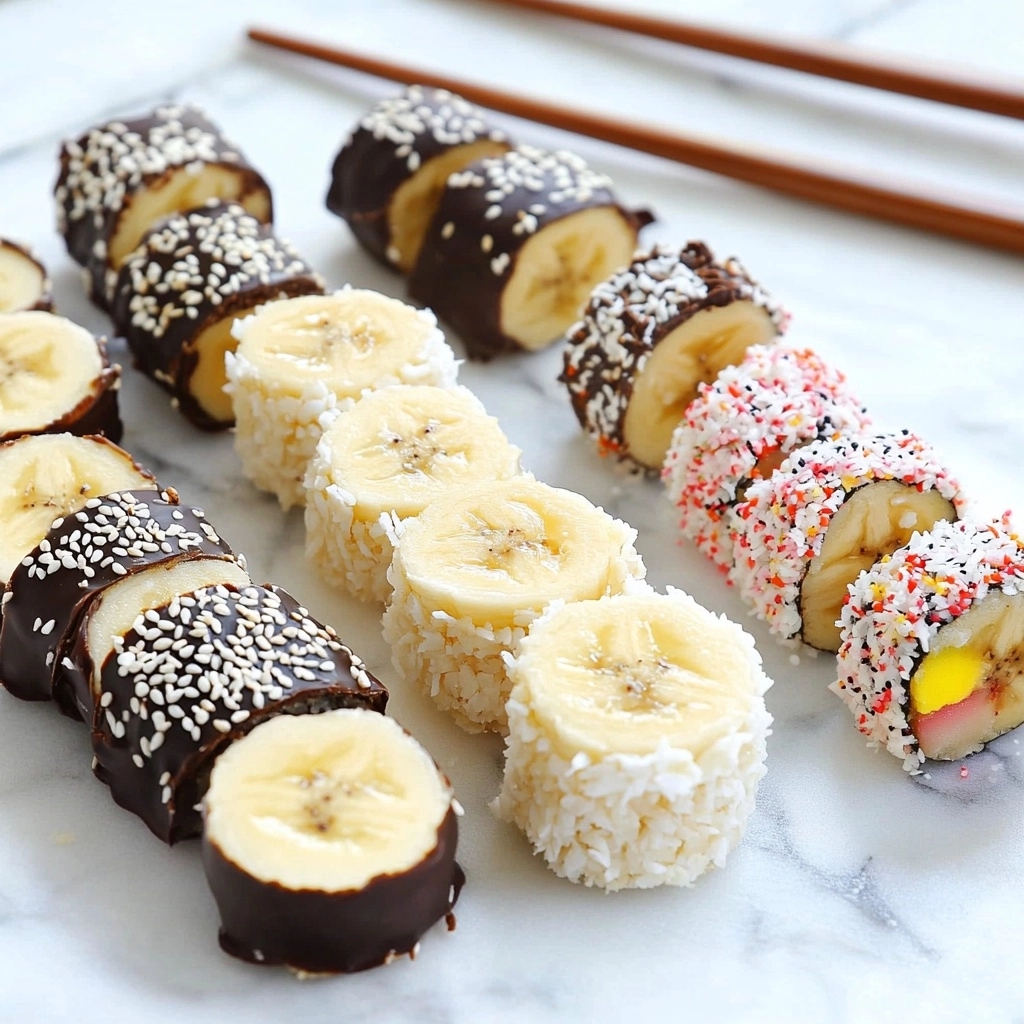 Banana Sushi Recipe - Recipe Image