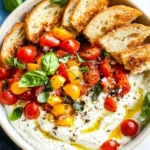 Whipped Feta Bruschetta Dip Recipe