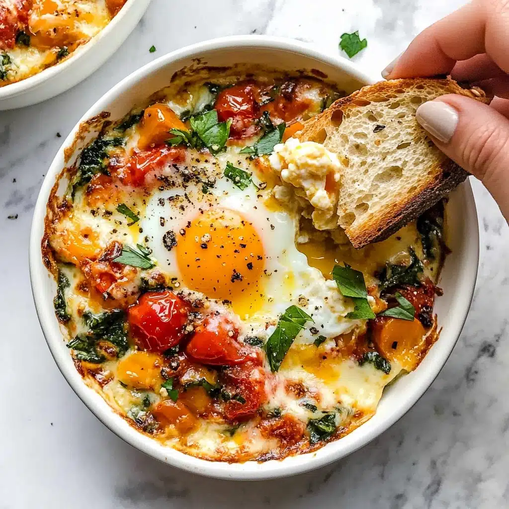 Baked Feta Eggs Recipe - Recipe Image