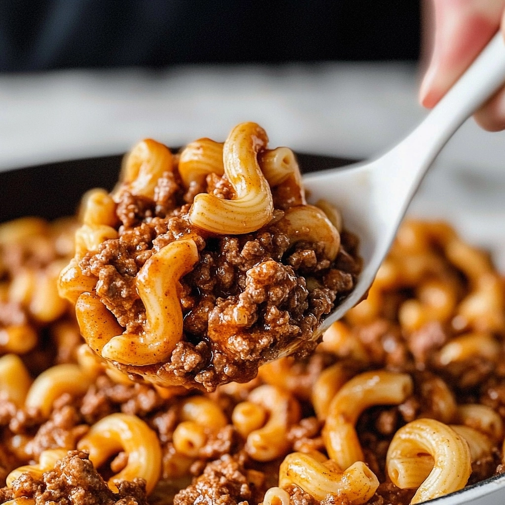 One-Pot Macaroni and Beef Recipe - Recipe Image