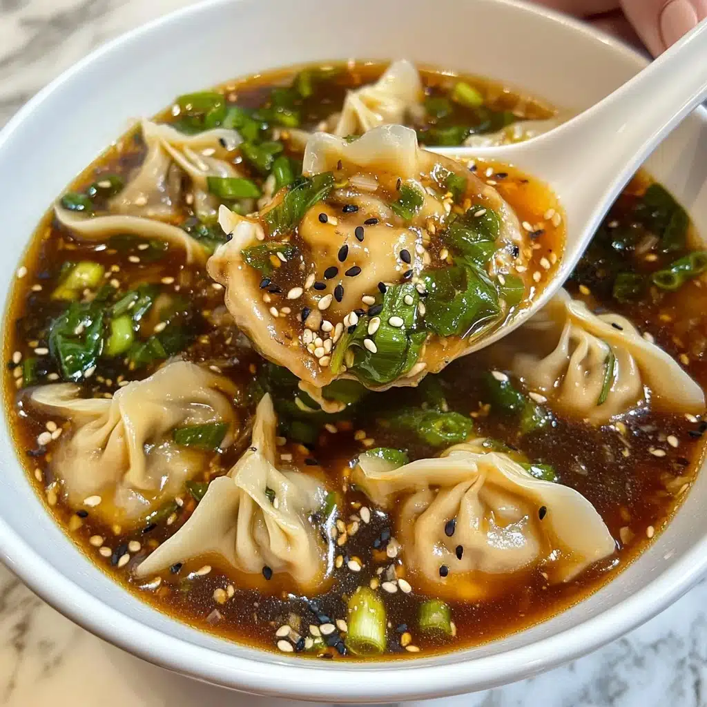 Instant Pot Spicy Dumpling Soup Recipe - Recipe Image