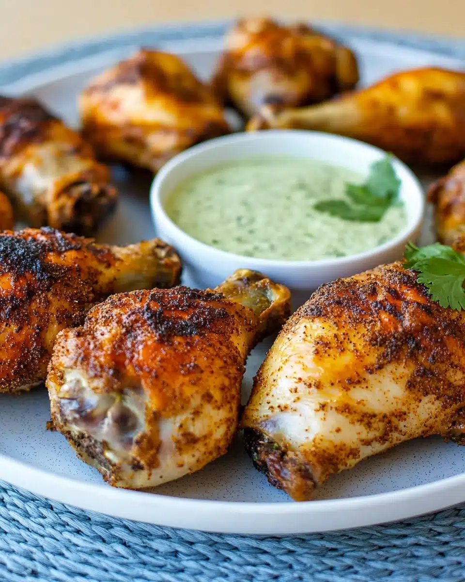 Peruvian-Style Roast Chicken with Green Sauce Recipe