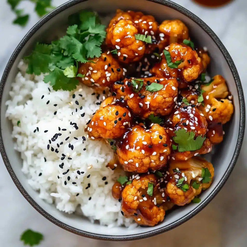 Sticky Sesame Cauliflower (Vegan Recipe) Recipe - Recipe Image