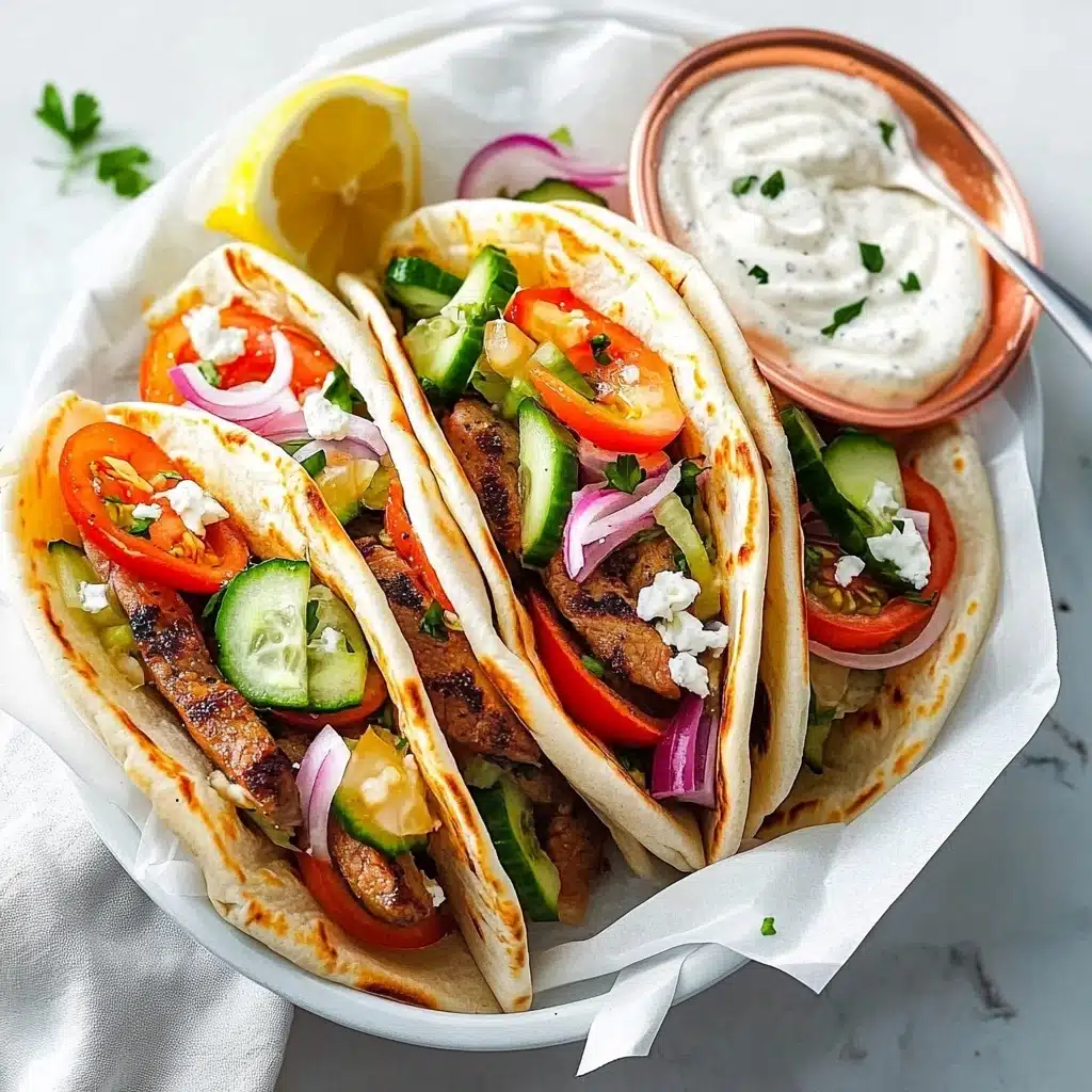 Chicken Pitas Recipe - Recipe Image