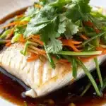 Steamed Fish with Ginger and Soy Sauce Recipe
