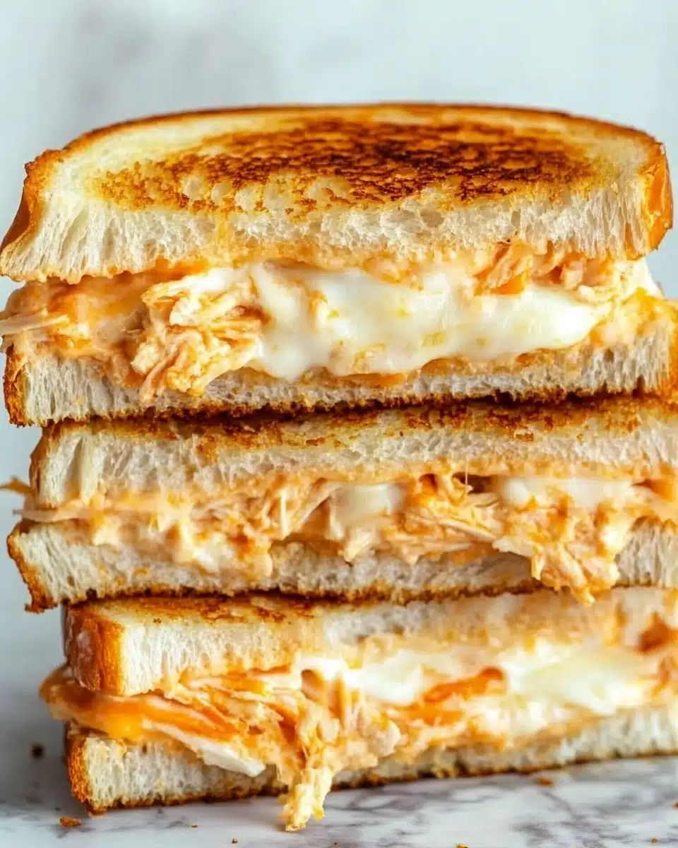 Buffalo Chicken Grilled Cheese Recipe