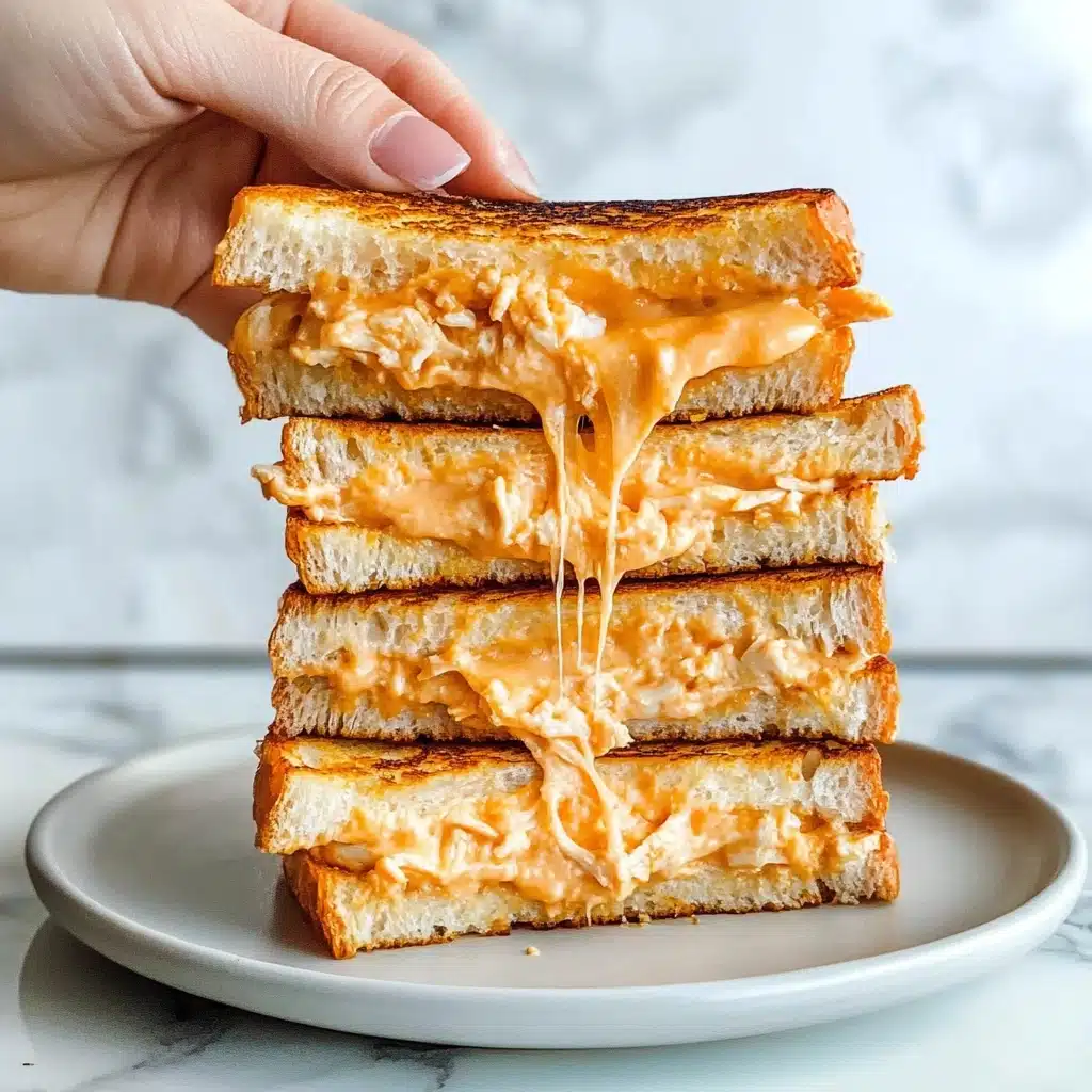 Buffalo Chicken Grilled Cheese Recipe - Recipe Image