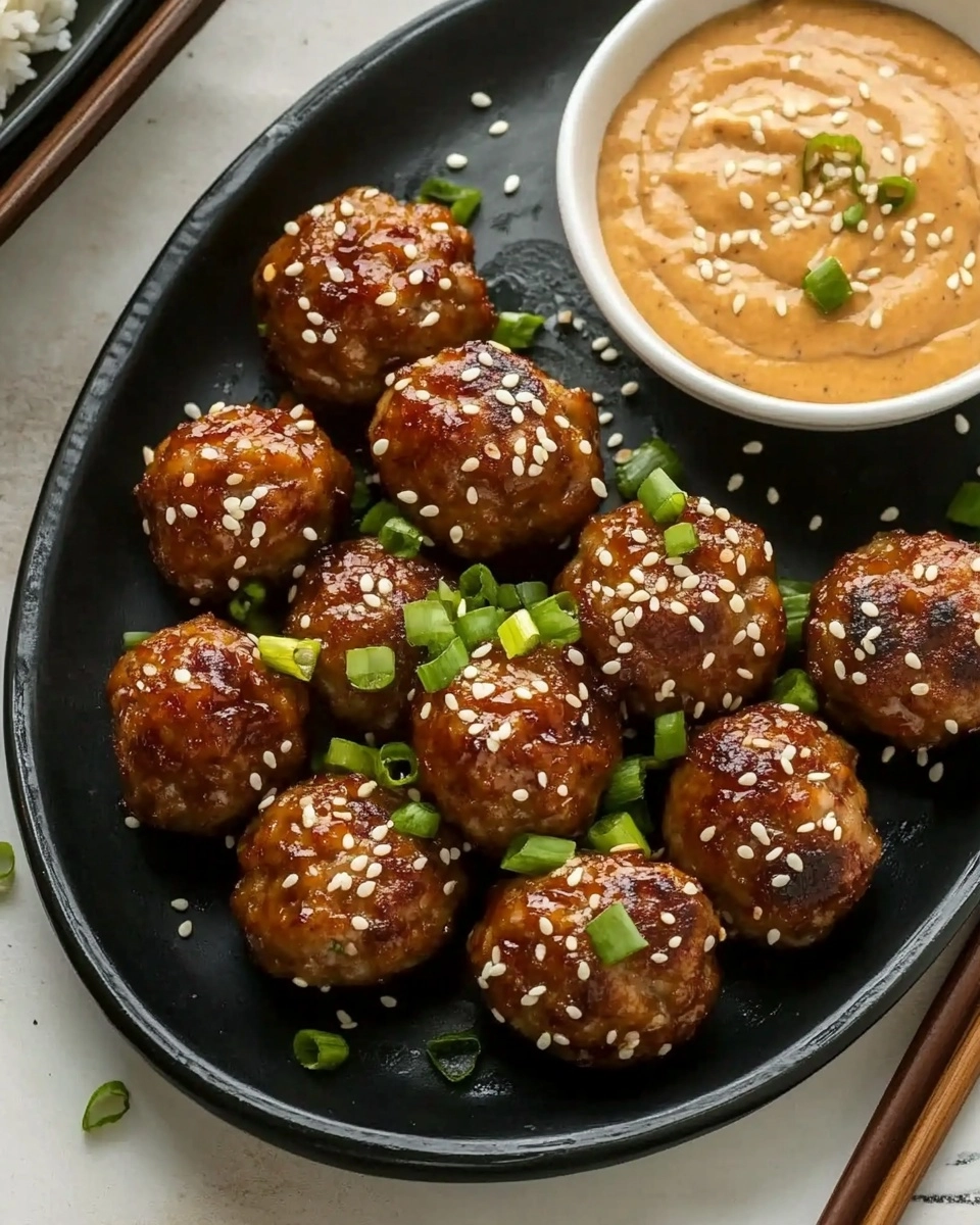 Korean BBQ Meatballs Dip Recipe