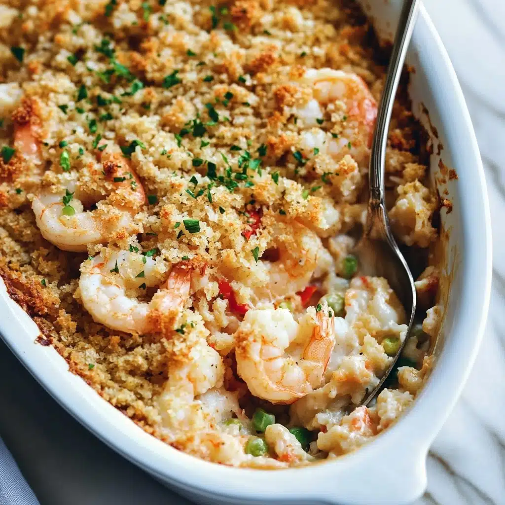 Shrimp and Crab Seafood Casserole Recipe - Recipe Image