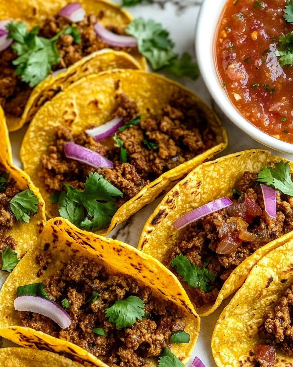 Crispy Ground Beef Tacos Recipe