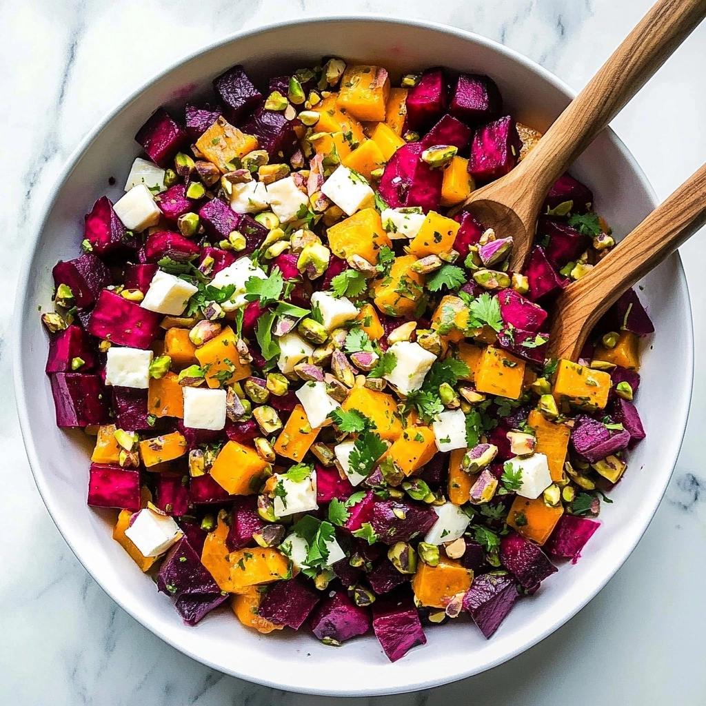 Orange Beet Salad with Feta and Pistachios Recipe - Recipe Image