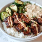 Hibachi Bowls with Steak and Vegetables Recipe