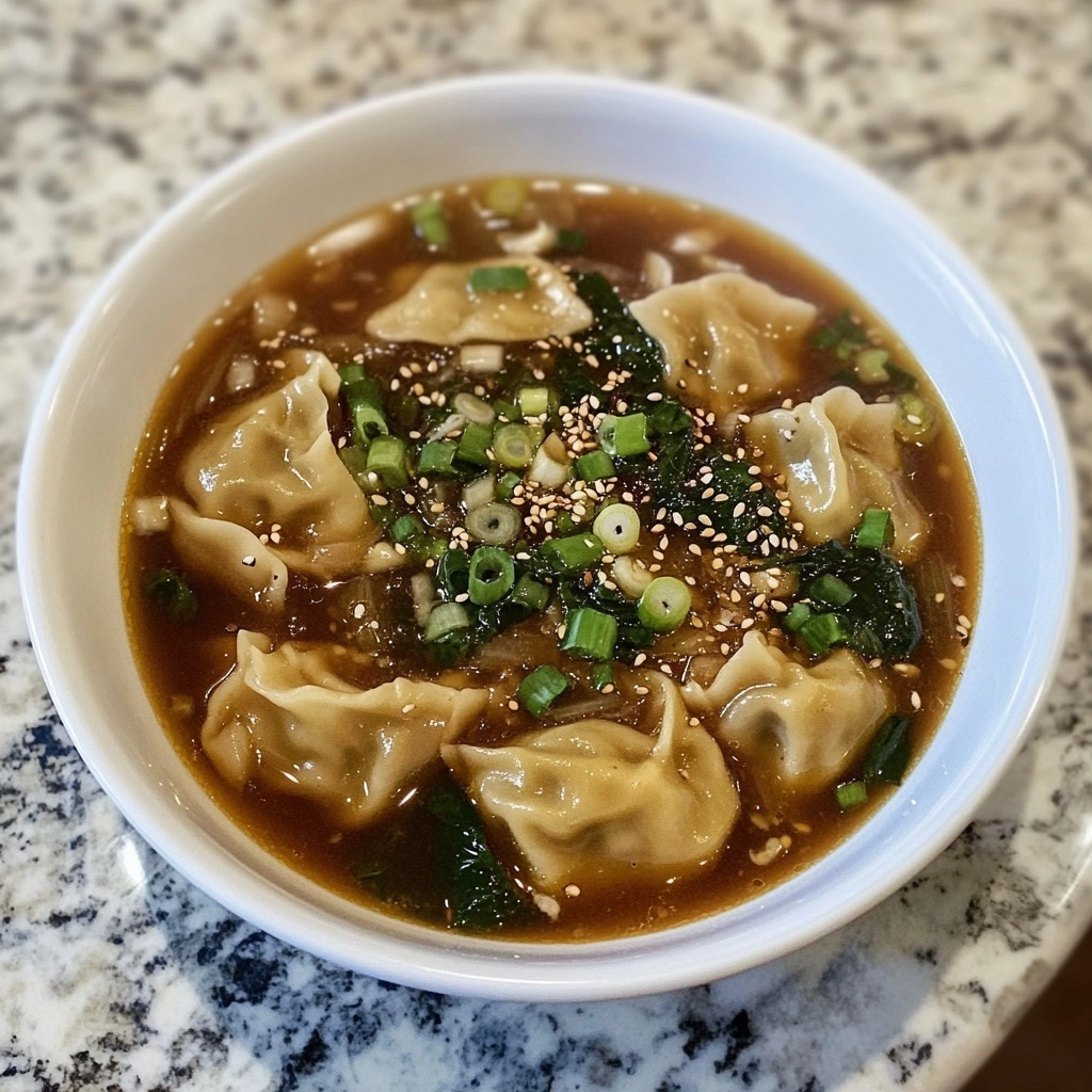 Instant Pot Spicy Dumpling Soup Recipe - Recipe Image