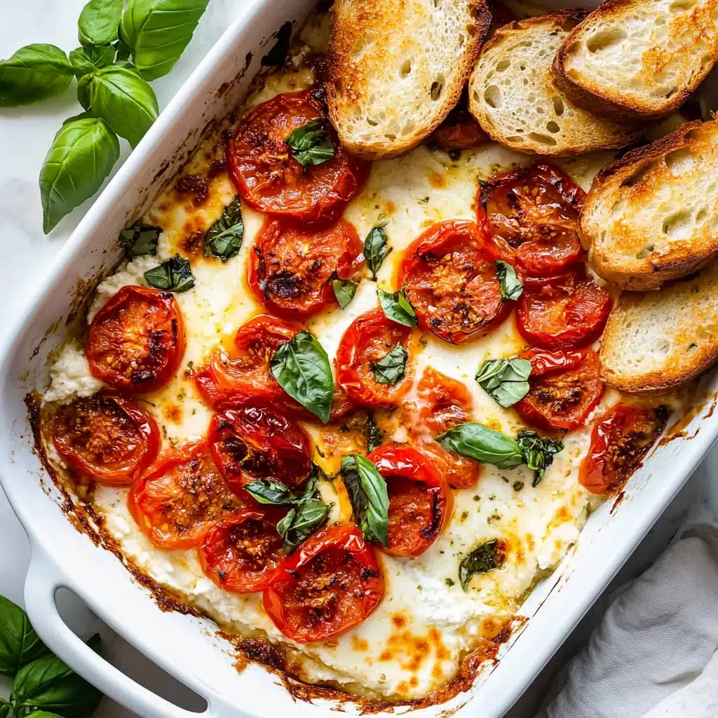 Baked Goat Cheese Bruschetta Dip Recipe - Recipe Image