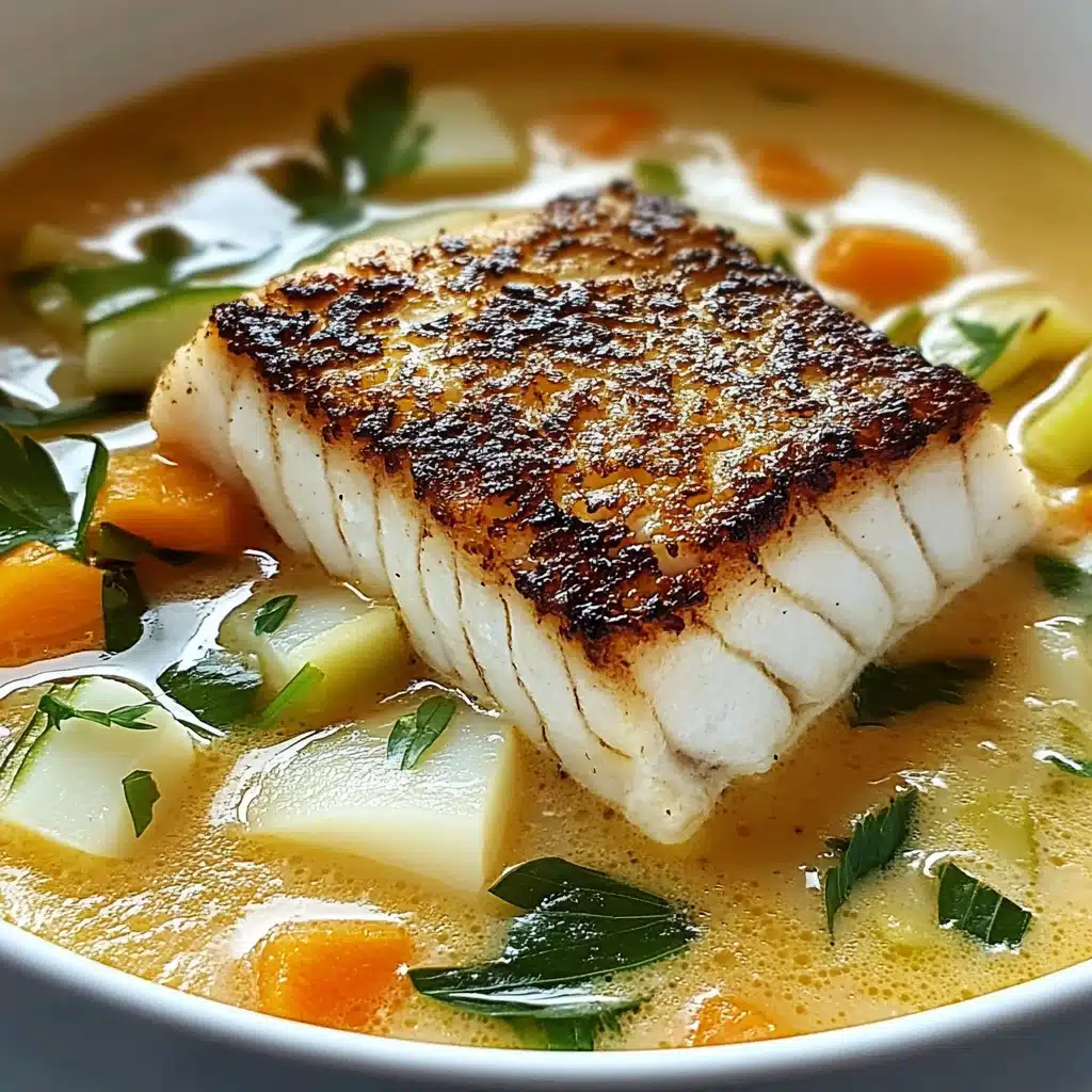 Thai-Style Coconut Lime Fish Soup Recipe - Recipe Image