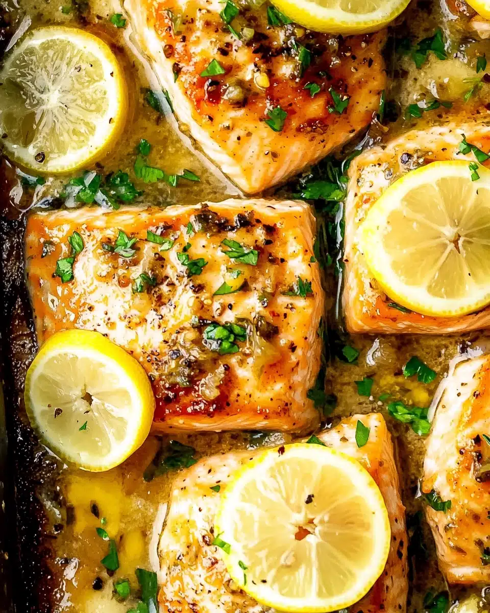 Broiled Cod with Lemon Butter Garlic Sauce Recipe