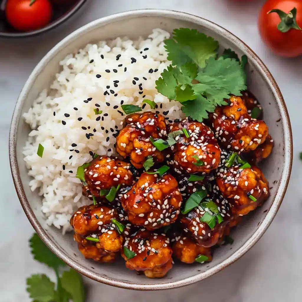 Sticky Sesame Cauliflower (Vegan Recipe) Recipe - Recipe Image
