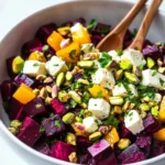 Orange Beet Salad with Feta and Pistachios Recipe