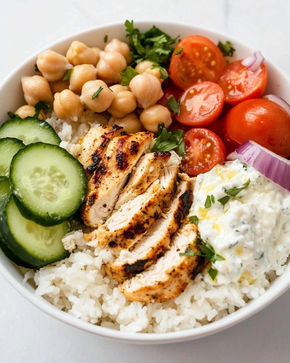 Mediterranean Chicken & Rice Bowls Recipe