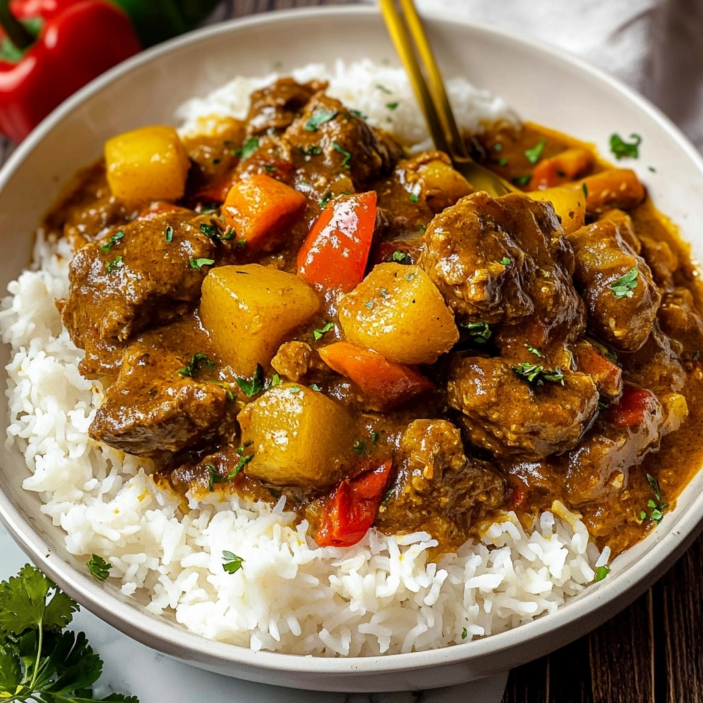 Authentic Jamaican Curry Chicken Recipe - Recipe Image