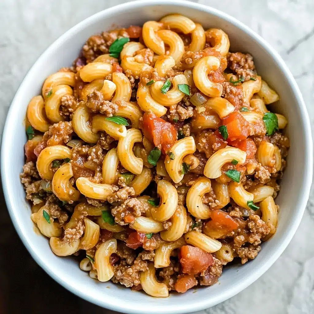 Hamburger and Macaroni Recipe - Recipe Image