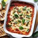 Baked Goat Cheese Bruschetta Dip Recipe