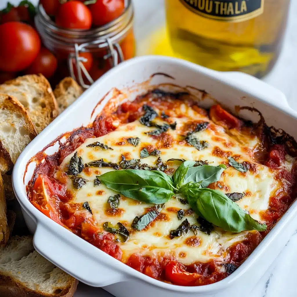 Baked Goat Cheese Bruschetta Dip Recipe - Recipe Image