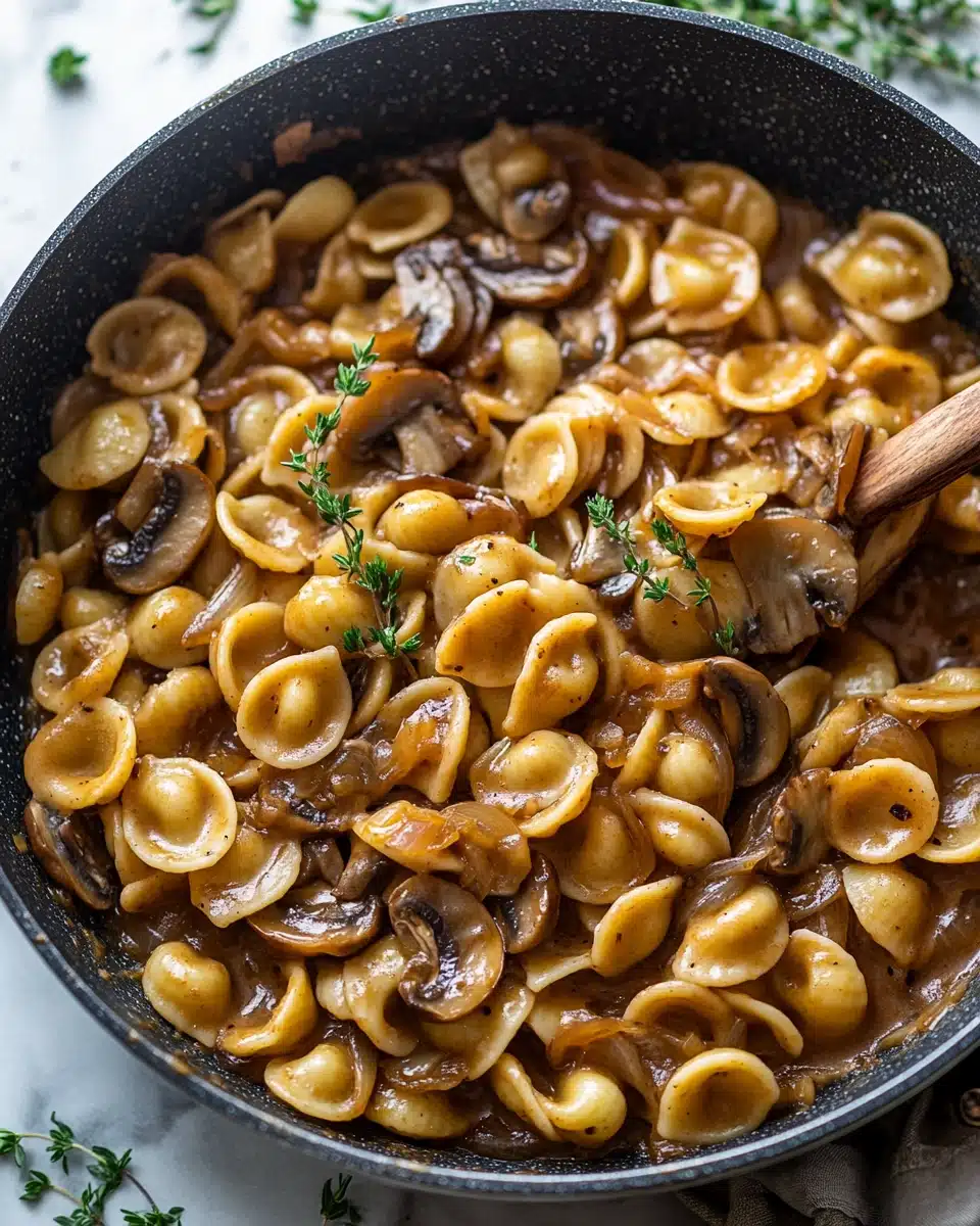 One Pot French Onion Pasta Recipe
