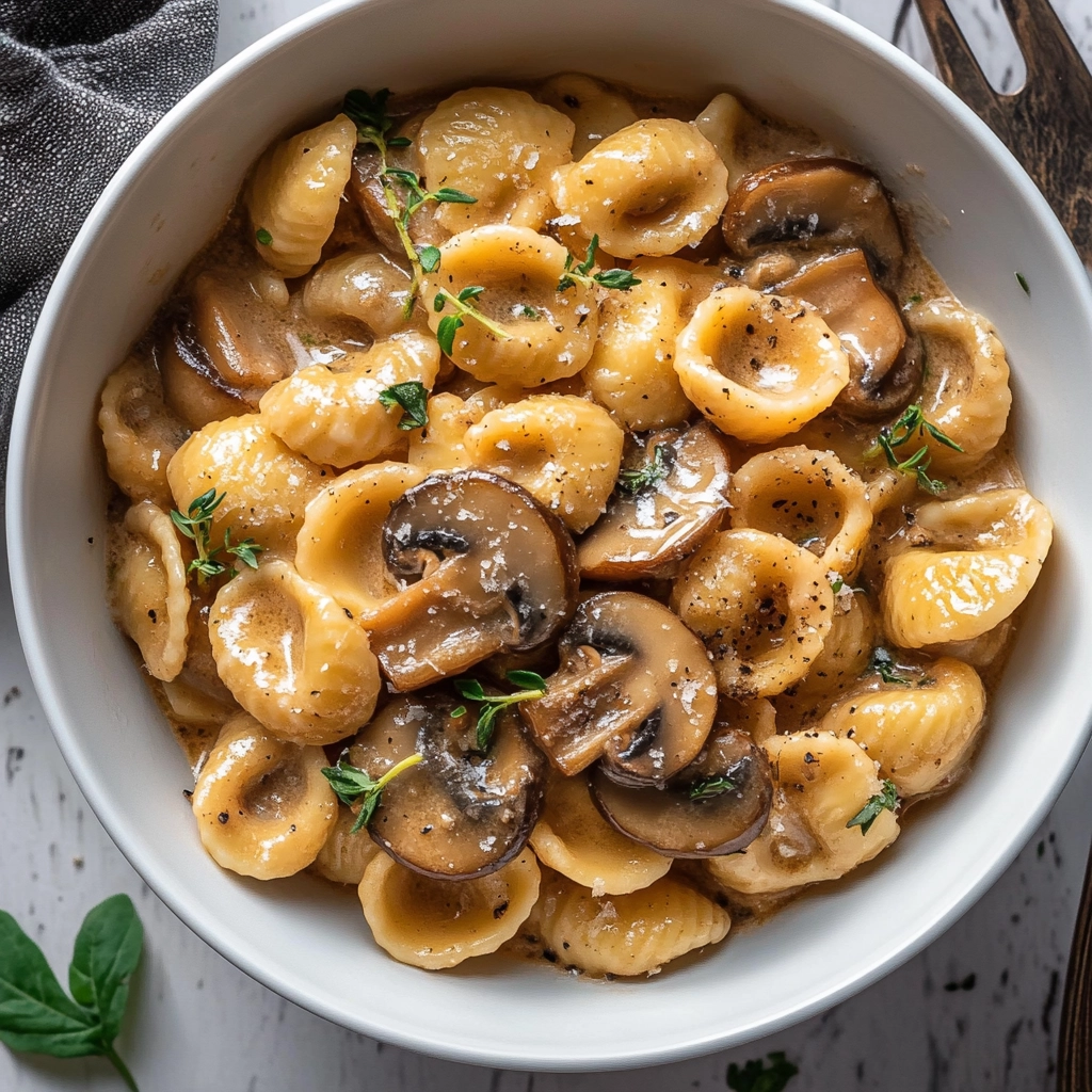 One Pot French Onion Pasta Recipe - Recipe Image